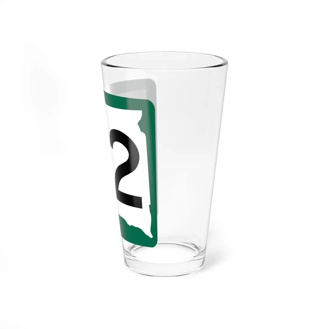 SD 42 (South Dakota) (Road Sign) Pint Glass 16oz - Go Mug Yourself
