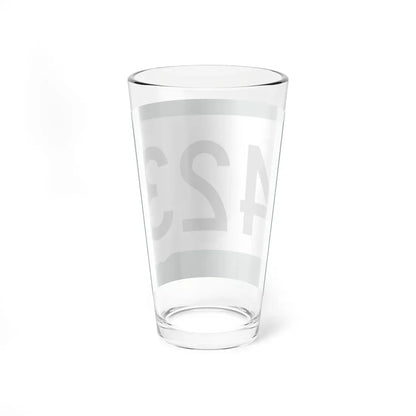 SD 423 (South Dakota) (Road Sign) Pint Glass 16oz - Go Mug Yourself