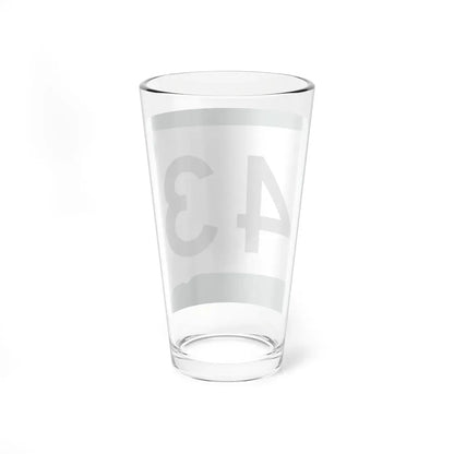SD 43 (South Dakota) (Road Sign) Pint Glass 16oz - Go Mug Yourself