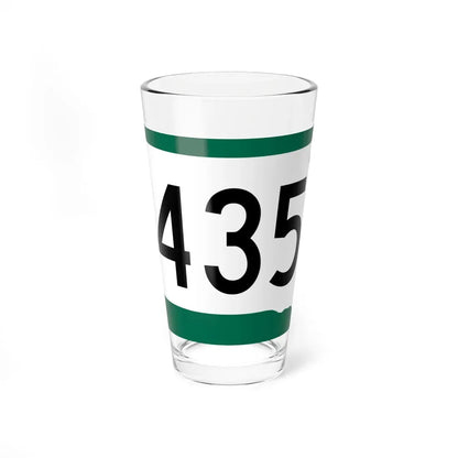 SD 435 (South Dakota) (Road Sign) Pint Glass 16oz 16oz - Go Mug Yourself