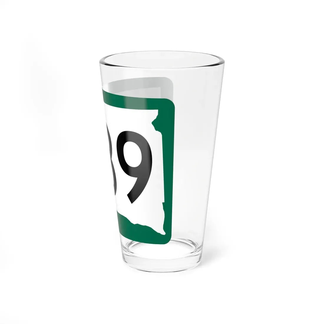 SD 439 (South Dakota) (Road Sign) Pint Glass 16oz - Go Mug Yourself