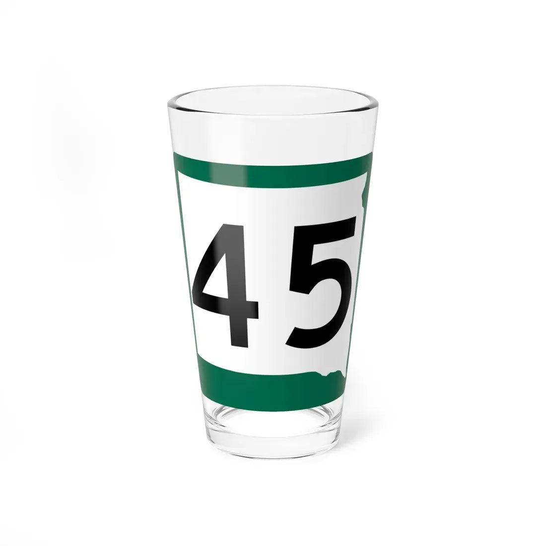 SD 45 (South Dakota) (Road Sign) Pint Glass 16oz 16oz - Go Mug Yourself