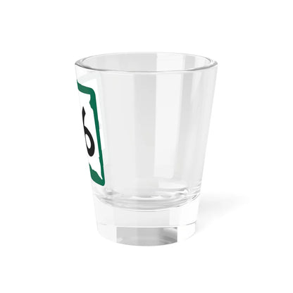 SD 46 (South Dakota) (Road Sign) Shot Glass 1.5oz - Go Mug Yourself