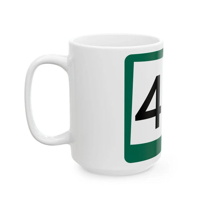 SD 471 (South Dakota) (Road Sign) White Coffee Mug - Go Mug Yourself