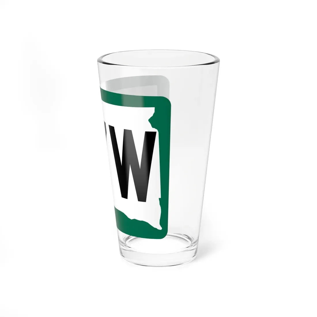 SD 47W (South Dakota) (Road Sign) Pint Glass 16oz - Go Mug Yourself