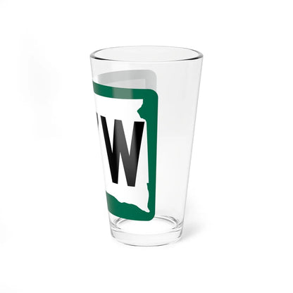 SD 47W (South Dakota) (Road Sign) Pint Glss 16oz - Go Mug Yourself