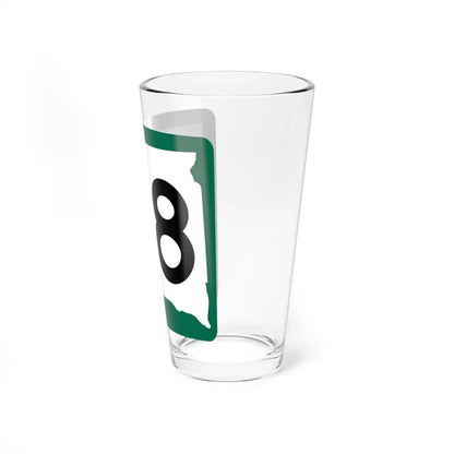 SD 48 (South Dakota) (Road Sign) Pint Glass 16oz - Go Mug Yourself