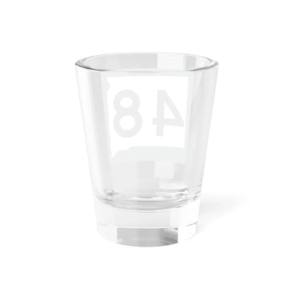 SD 48 (South Dakota) (Road Sign) Shot Glass 1.5oz - Go Mug Yourself
