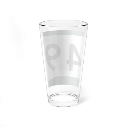 SD 49 (South Dakota) (Road Sign) Pint Glass 16oz - Go Mug Yourself