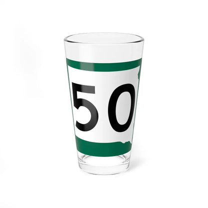 SD 50 (South Dakota) (Road Sign) Pint Glass 16oz 16oz - Go Mug Yourself