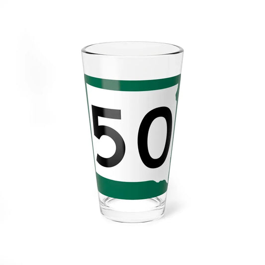 SD 50 (South Dakota) (Road Sign) Pint Glass 16oz 16oz - Go Mug Yourself