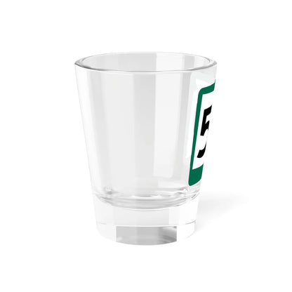 SD 50 (South Dakota) (Road Sign) Shot Glass 1.5oz - Go Mug Yourself