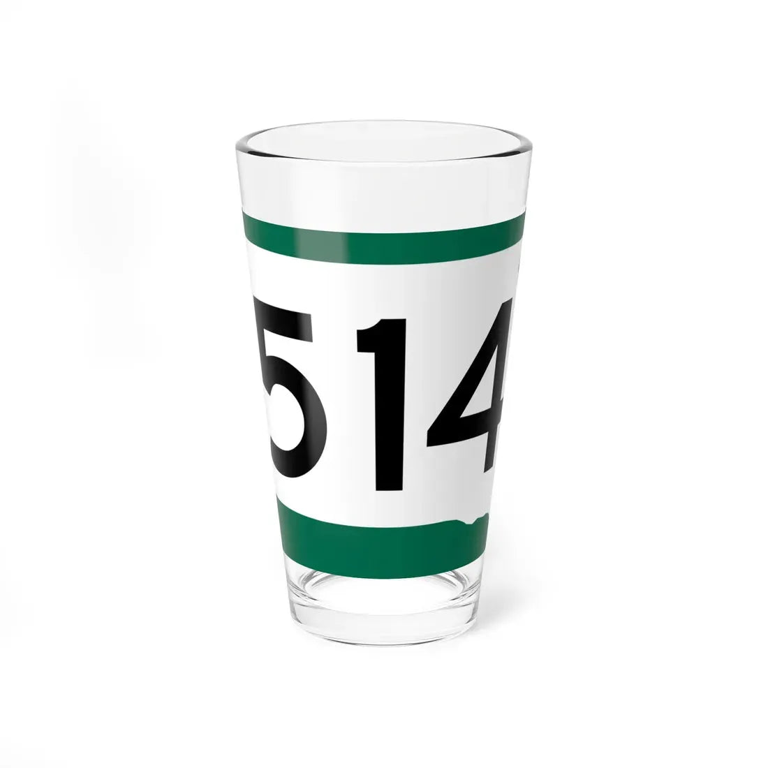 SD 514 (South Dakota) (Road Sign) Pint Glass 16oz 16oz - Go Mug Yourself
