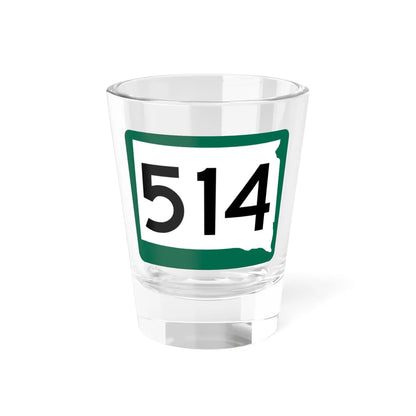SD 514 (South Dakota) (Road Sign) Shot Glass 1.5oz 1.5oz - Go Mug Yourself