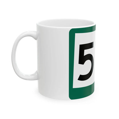 SD 514 (South Dakota) (Road Sign) White Coffee Mug - Go Mug Yourself