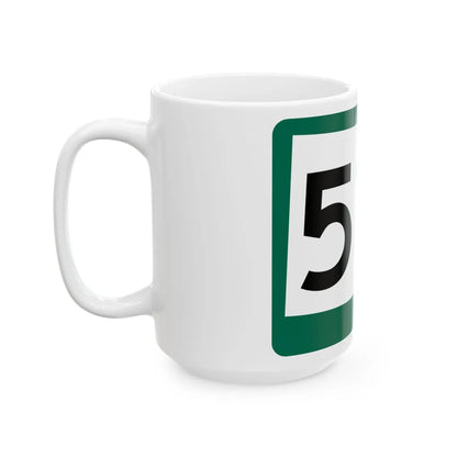 SD 514 (South Dakota) (Road Sign) White Coffee Mug - Go Mug Yourself