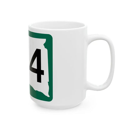 SD 514 (South Dakota) (Road Sign) White Coffee Mug - Go Mug Yourself