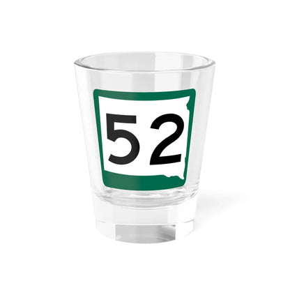 SD 52 (South Dakota) (Road Sign) Shot Glass 1.5oz 1.5oz - Go Mug Yourself