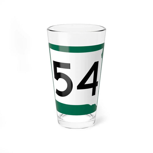 SD 54 (South Dakota) (Road Sign) Pint Glass 16oz 16oz - Go Mug Yourself