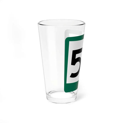 SD 54 (South Dakota) (Road Sign) Pint Glass 16oz - Go Mug Yourself