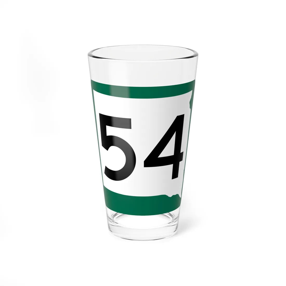 SD 54 (South Dakota) (Road Sign) Pint Glss 16oz 16oz - Go Mug Yourself