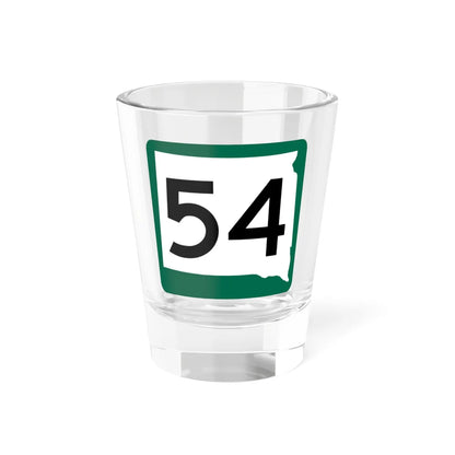 SD 54 (South Dakota) (Road Sign) Shot Glass 1.5oz 1.5oz - Go Mug Yourself