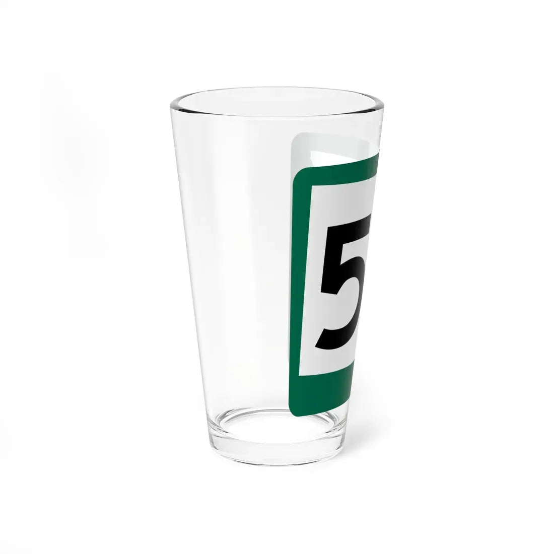 SD 55 (South Dakota) (Road Sign) Pint Glass 16oz - Go Mug Yourself