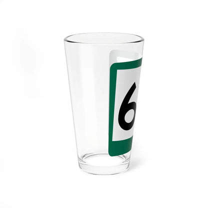 SD 60 (South Dakota) (Road Sign) Pint Glass 16oz - Go Mug Yourself