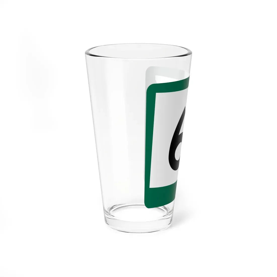 SD 61 (South Dakota) (Road Sign) Pint Glass 16oz - Go Mug Yourself