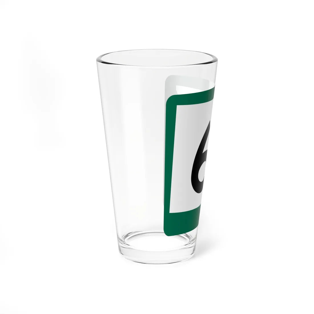 SD 61 (South Dakota) (Road Sign) Pint Glss 16oz - Go Mug Yourself