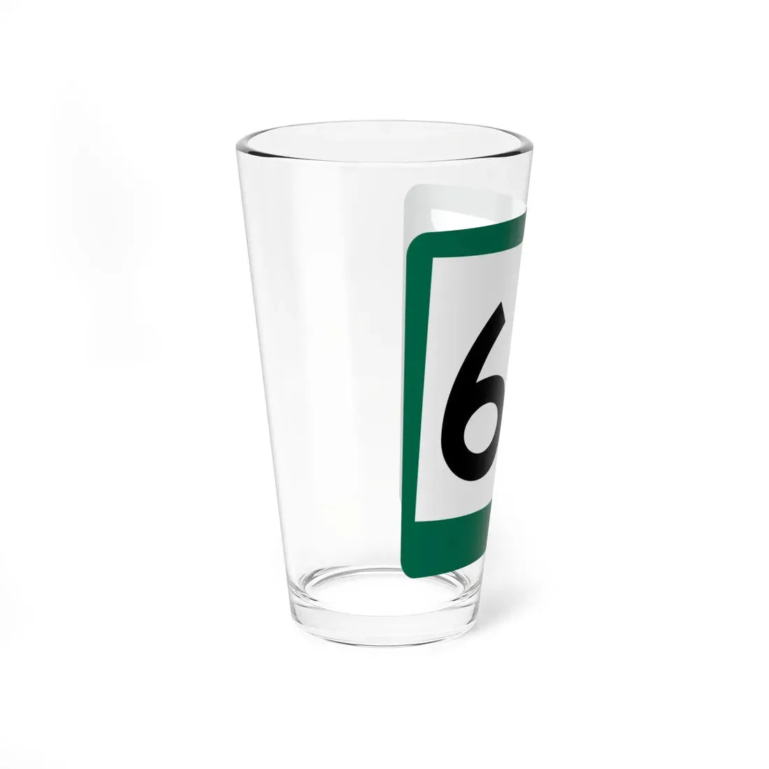 SD 63 (South Dakota) (Road Sign) Pint Glass 16oz - Go Mug Yourself