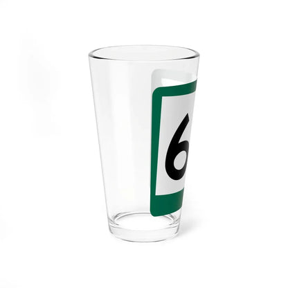 SD 63 (South Dakota) (Road Sign) Pint Glass 16oz - Go Mug Yourself