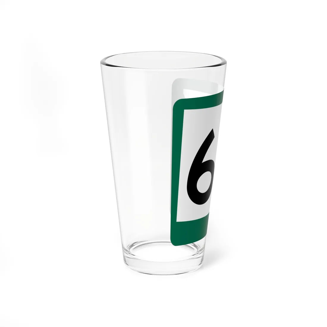 SD 65 (South Dakota) (Road Sign) Pint Glass 16oz - Go Mug Yourself