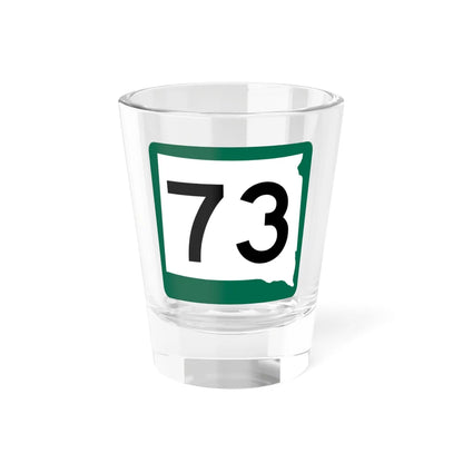 SD 73 (South Dakota) (Road Sign) Shot Glass 1.5oz 1.5oz - Go Mug Yourself