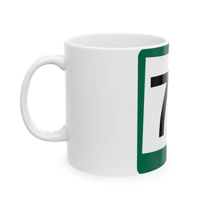 SD 73 (South Dakota) (Road Sign) White Coffee Mug - Go Mug Yourself