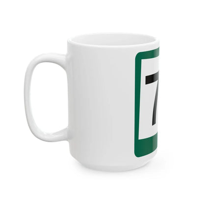 SD 73 (South Dakota) (Road Sign) White Coffee Mug - Go Mug Yourself