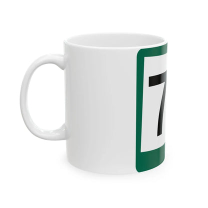 SD 79 (South Dakota) (Road Sign) White Coffee Mug - Go Mug Yourself