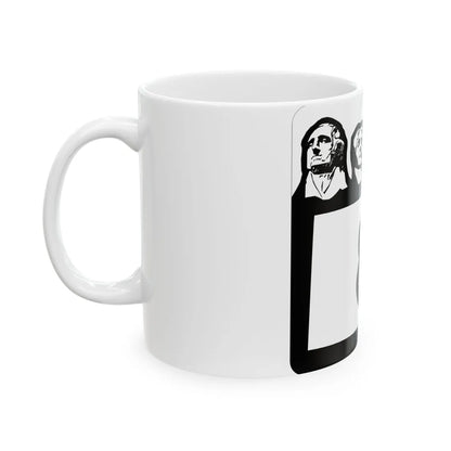 SD 8 1960 (South Dakota) (Road Sign) White Coffee Mug - Go Mug Yourself