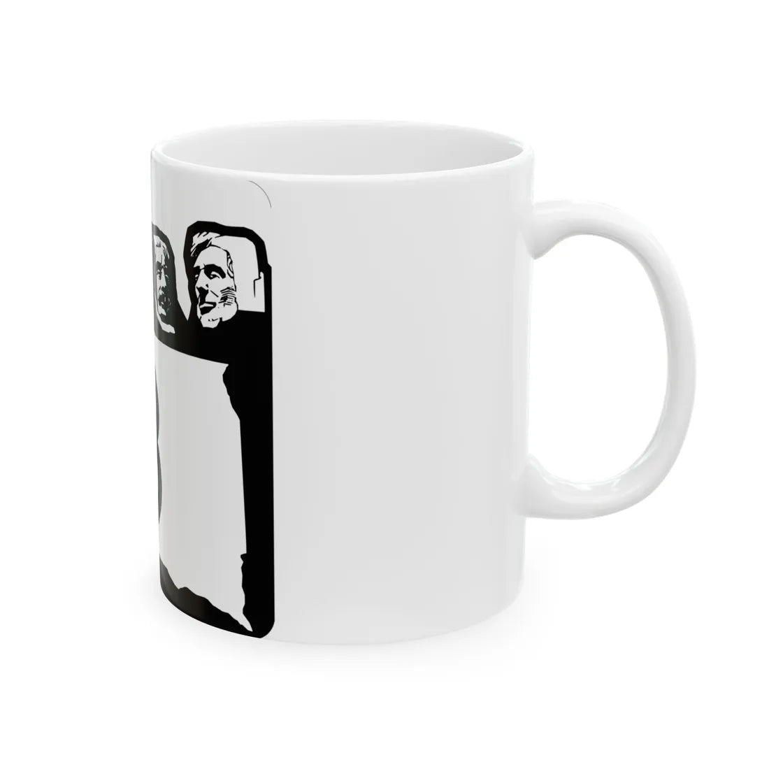 SD 8 1960 (South Dakota) (Road Sign) White Coffee Mug - Go Mug Yourself