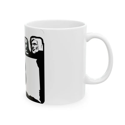 SD 8 1960 (South Dakota) (Road Sign) White Coffee Mug - Go Mug Yourself