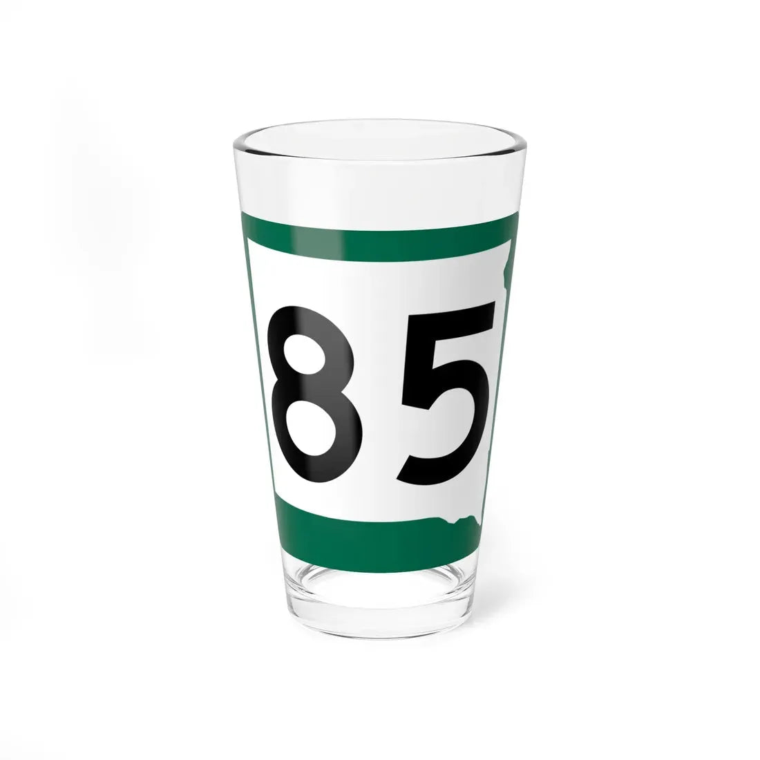 SD 85 (South Dakota) (Road Sign) Pint Glass 16oz 16oz - Go Mug Yourself