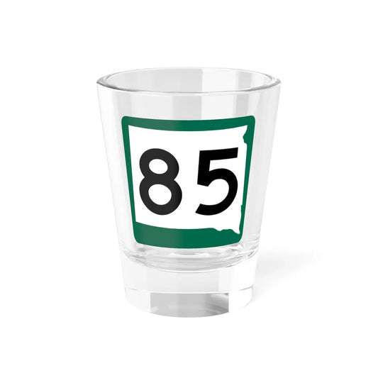 SD 85 (South Dakota) (Road Sign) Shot Glass 1.5oz 1.5oz - Go Mug Yourself