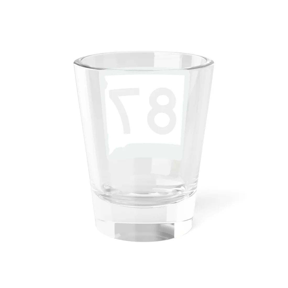 SD 87 (South Dakota) (Road Sign) Shot Glass 1.5oz - Go Mug Yourself