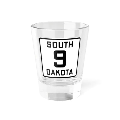 SD 9 1926 (South Dakota) (Road Sign) Shot Glass 1.5oz 1.5oz - Go Mug Yourself