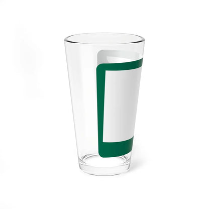 SD Blank-3d (South Dakota) (Road Sign) Pint Glass 16oz - Go Mug Yourself