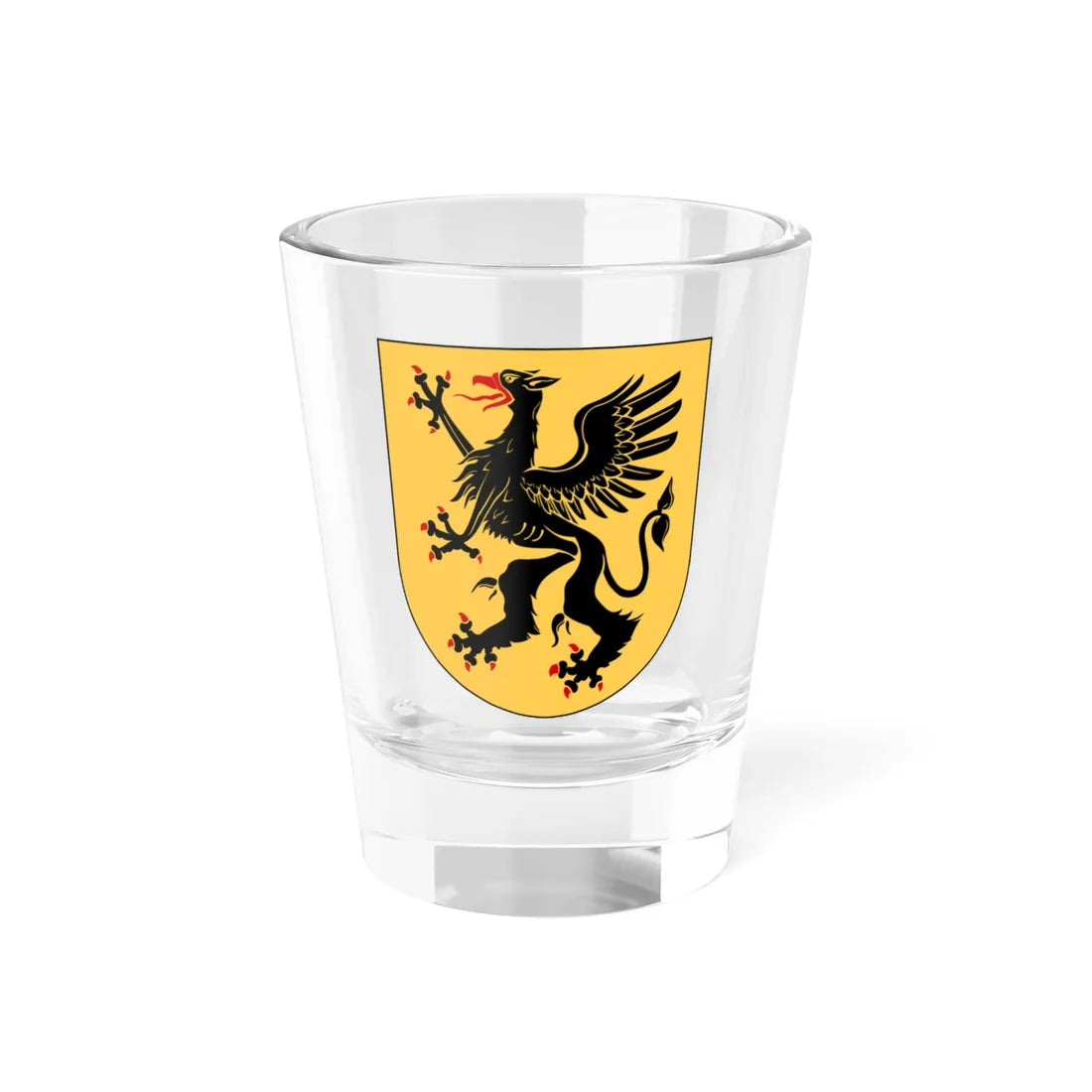 Södermanland vapen (Sweden) (Coat of Arms) Shot Glass 1.5oz 1.5oz - Go Mug Yourself