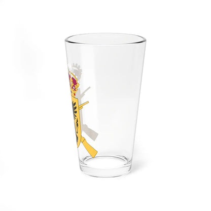 Södermanlands infanteriregemente vapen (Sweden) (Coat of Arms) Pint Glass 16oz - Go Mug Yourself