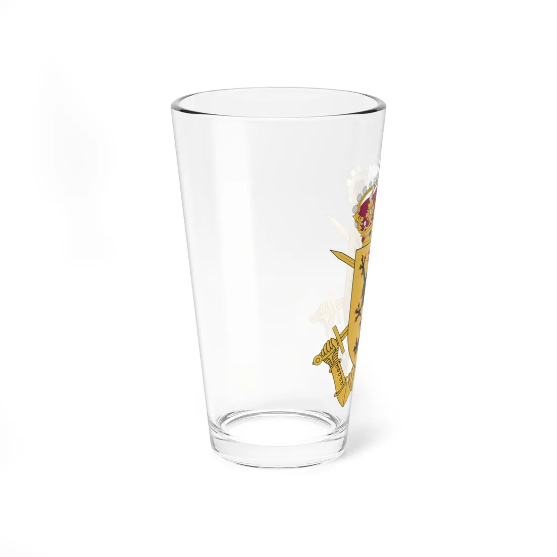 Södermanlands regemente vapen (Sweden) (Coat of Arms) Pint Glass 16oz - Go Mug Yourself