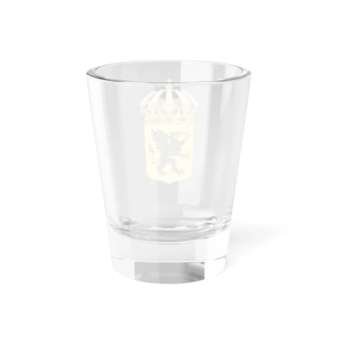 Södermanlands vapen crown (Sweden) (Coat of Arms) Shot Glass 1.5oz - Go Mug Yourself