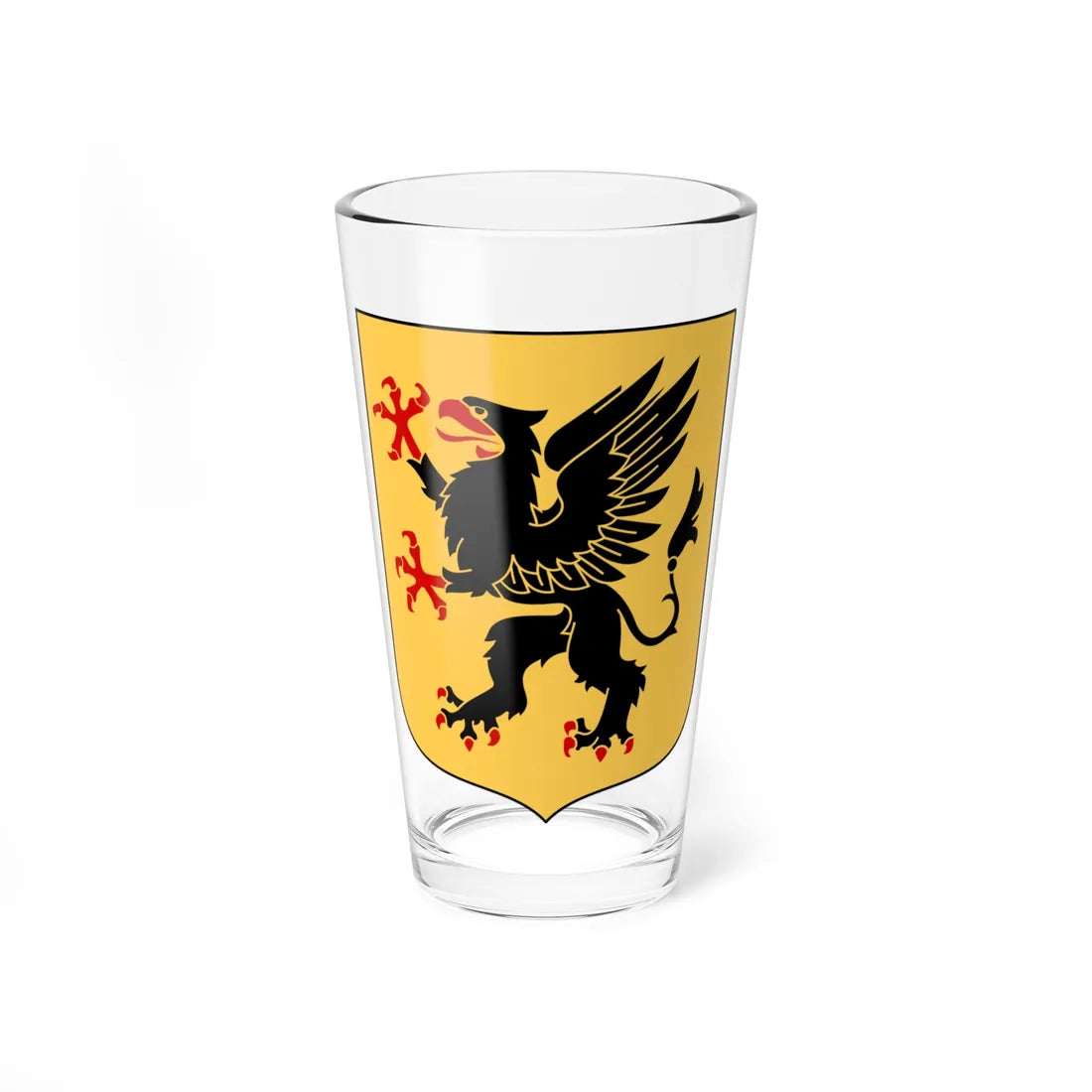 Södermanlands vapen (Sweden) (Coat of Arms) Pint Glass 16oz 16oz - Go Mug Yourself